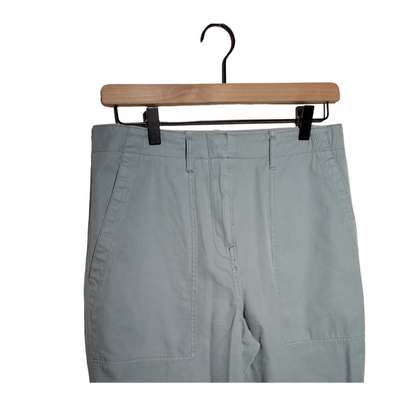 Club Monaco Womens Sea Lounge Pants Pockets Wide Legs High Rise Blue Size 4 - Picture 2 of 8